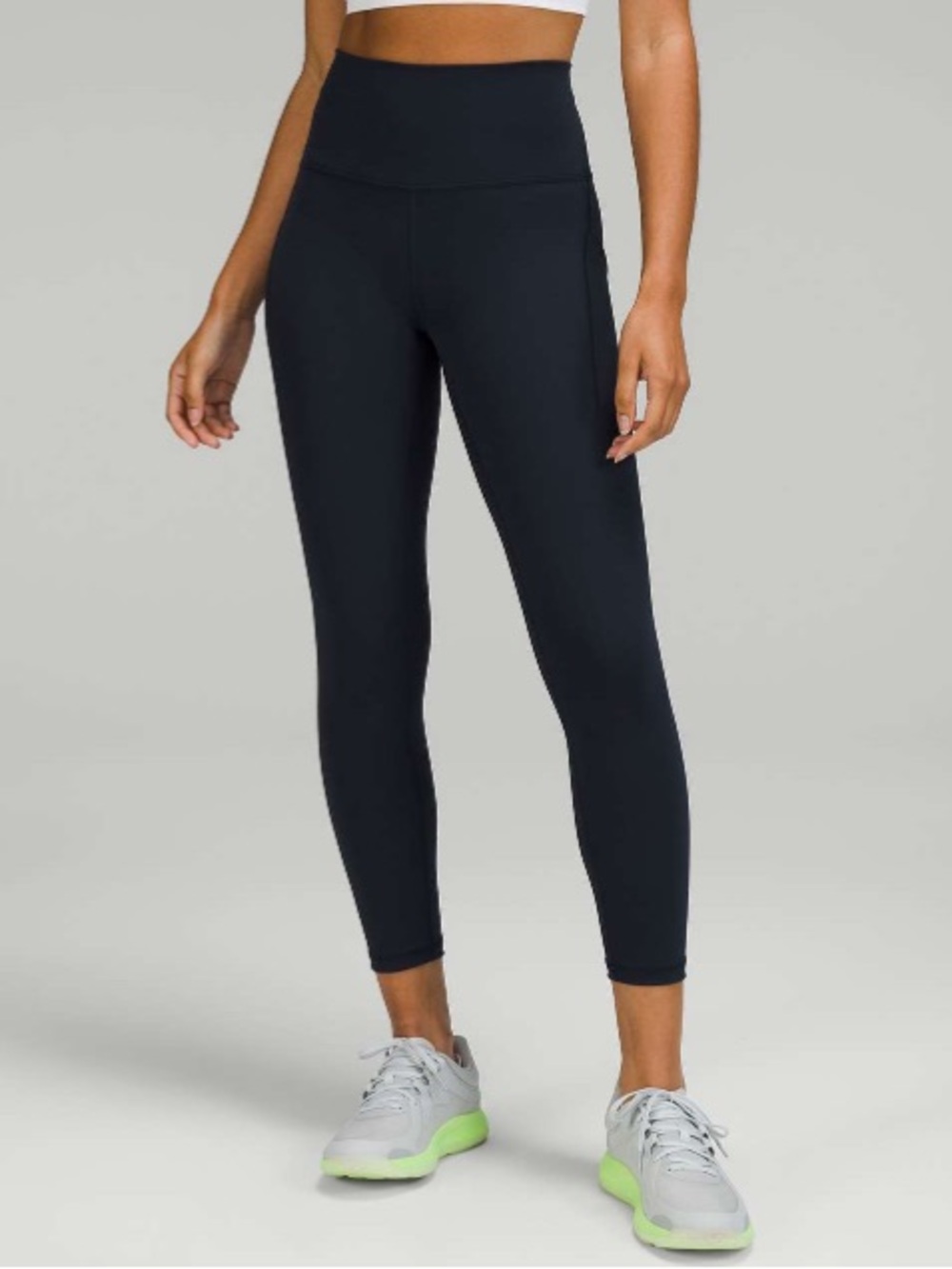 lululemon athletica Wunder Train High-Rise Crop Leggings 23” Everlux Size 4